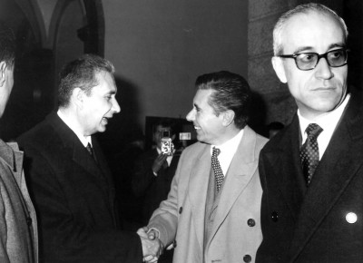 The opening ceremony on May 23, 1964 in the presence of Prime Minister Aldo Moro. 